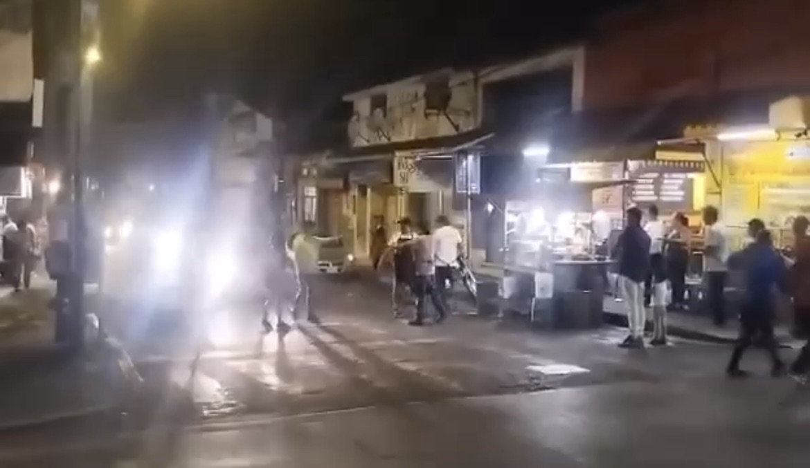 RIÑA CAMPAL DEJA DOS LESIONADOS