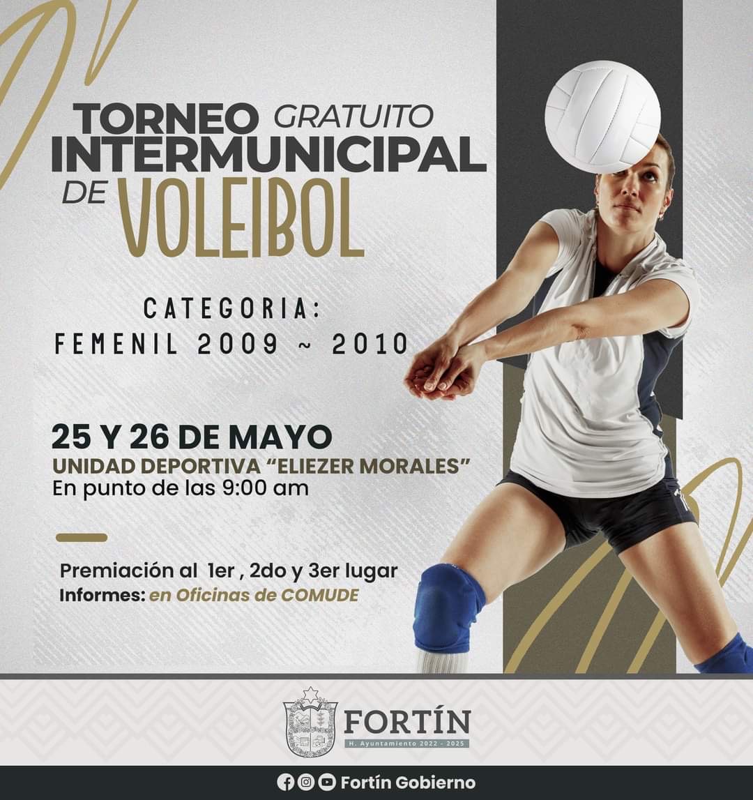 🏆Torneo Intermunicipal Femenil de Voleibol 🥇