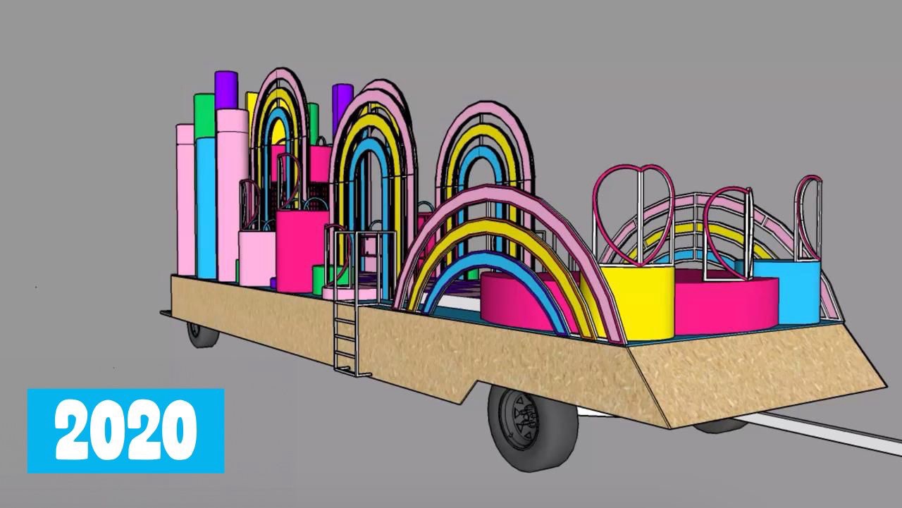 Carros alegóricos tendrán la temática de las décadas desde los años 20