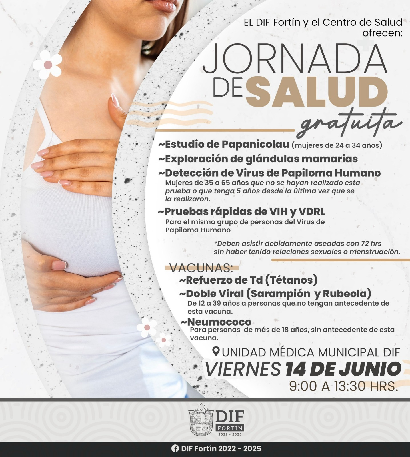 Invita DIF a jornada de salud gratuita
