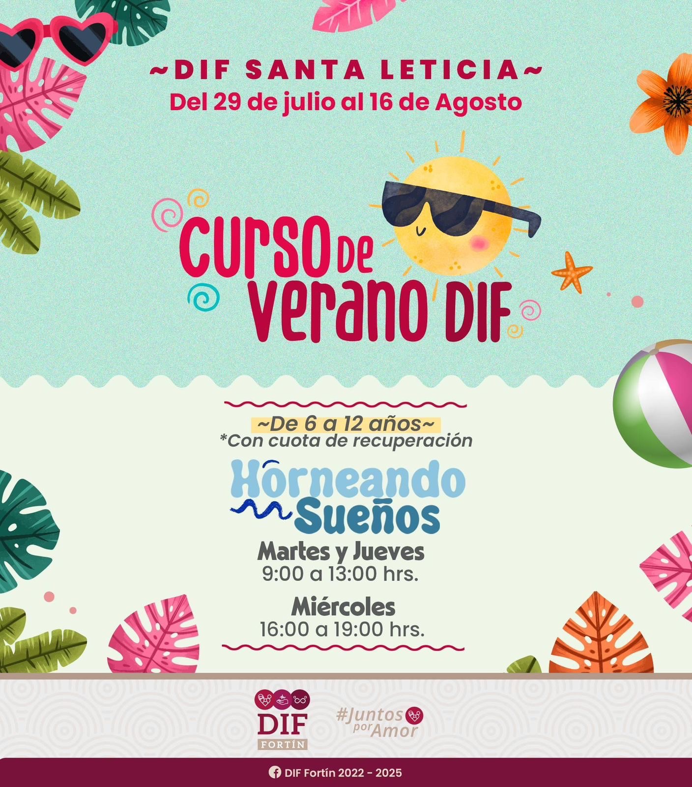 Invita DIF a curso de verano Horneando Sueños