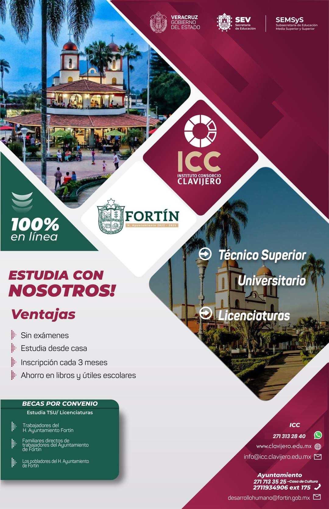 Oferta educativa 100% en línea 📝