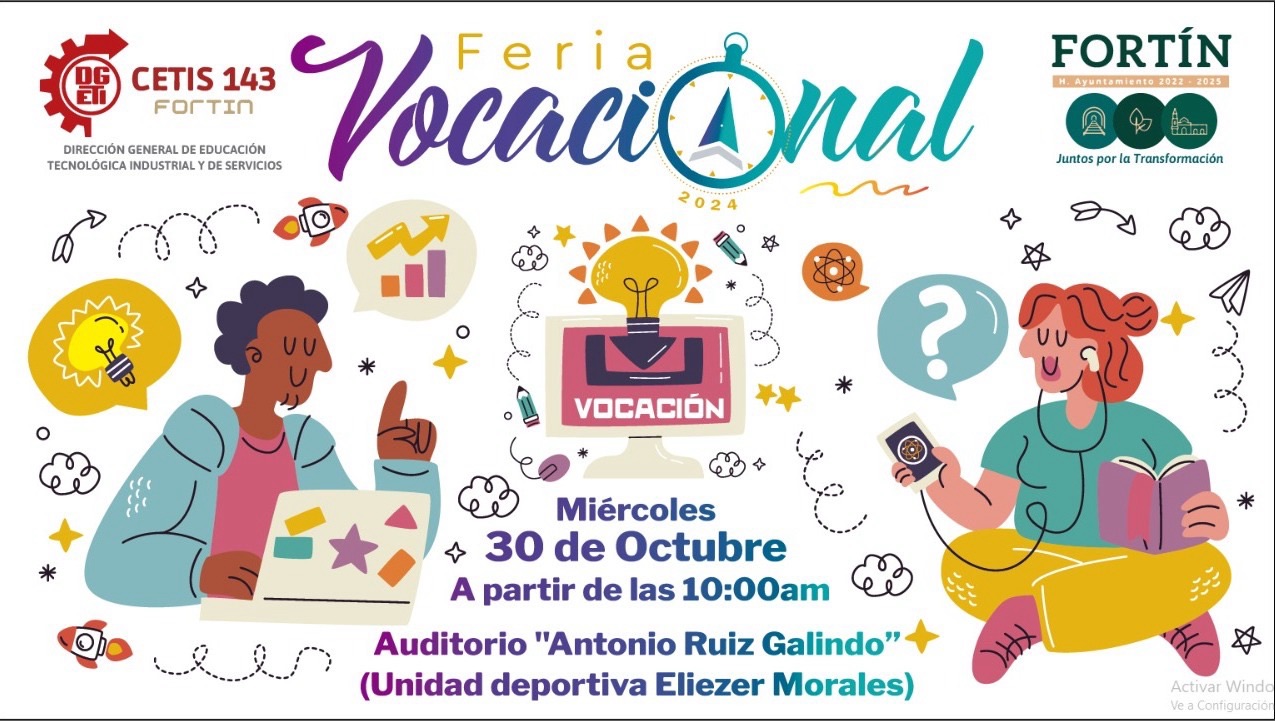 Invita CETIS a Feria Vocacional