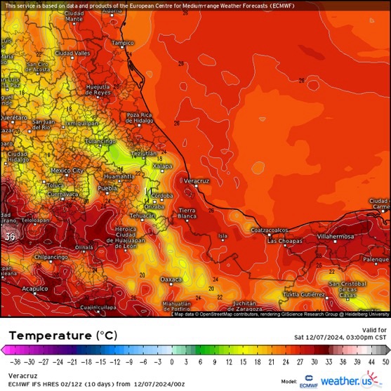 INFORME METEOROLÓGICO ESTADO DE VERACRUZ