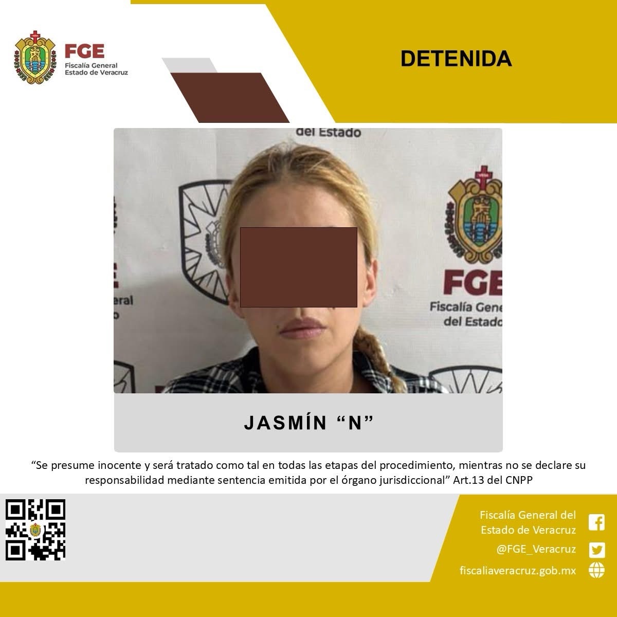 Detenida probable responsable de agresión en restaurante de Xalapa