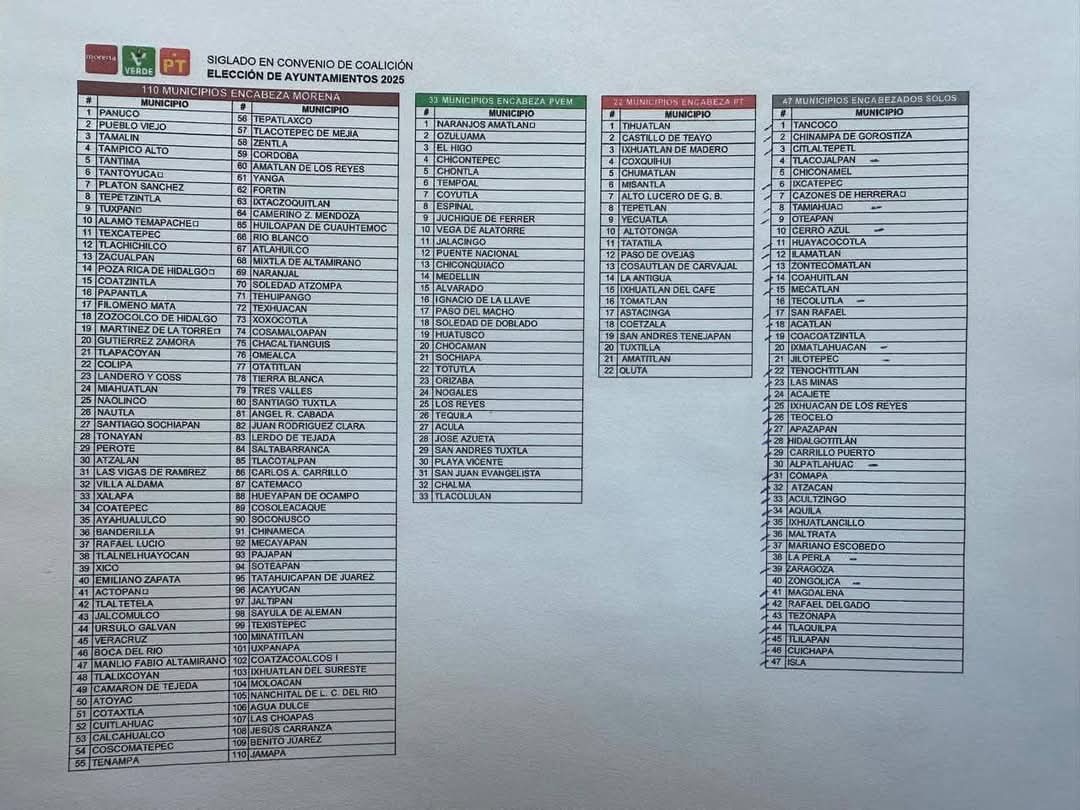 SE ACHICA PARTIDO VERDE, MORENA ENCABEZA CIUDADES IMPORTANTES EN LAS ALTAS MONTAÑAS
