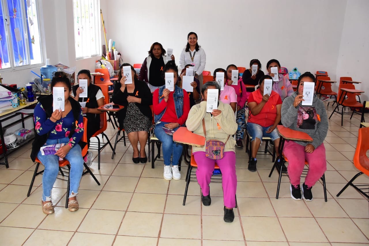 Fomenta Semana Naranja Instituto Municipal de la Mujer de Fortín