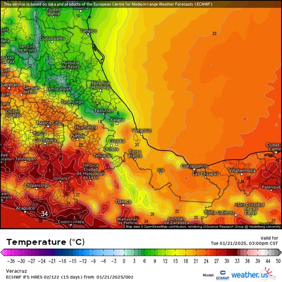 INFORME METEOROLÓGICO ESTADO DE VERACRUZ
