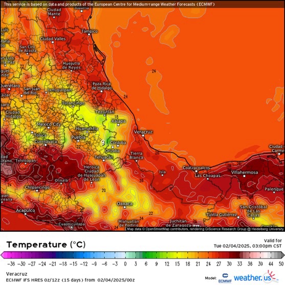 INFORME METEOROLÓGICO ESTADO DE VERACRUZ