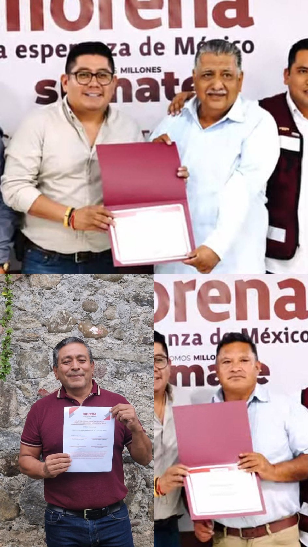 EXPRESIDENTES «CHAPULINES» AHORA VAN POR MORENA A ALCALDÍAS