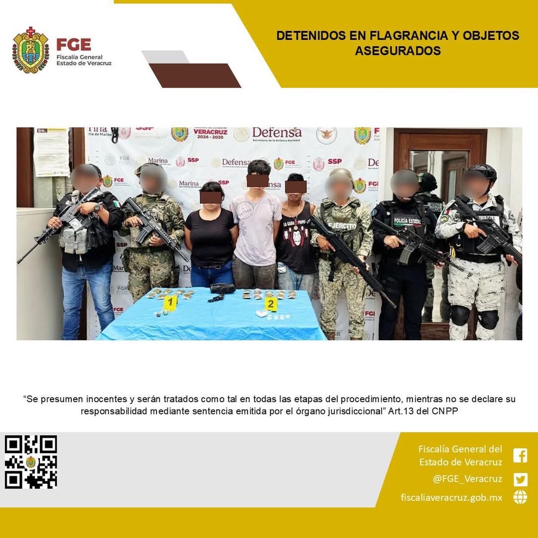 DETIENEN A TRES EN OPERATIVO JUDICIAL