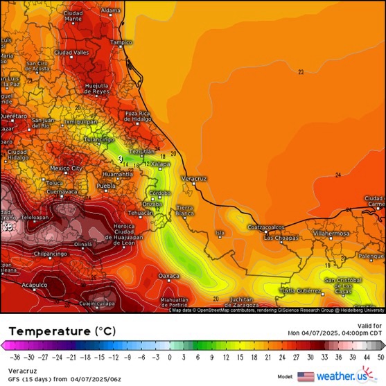 INFORME METEOROLÓGICO ESTADO DE VERACRUZ