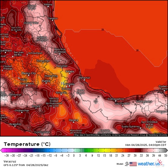 INFORME METEOROLÓGICO ESTADO DE VERACRUZ