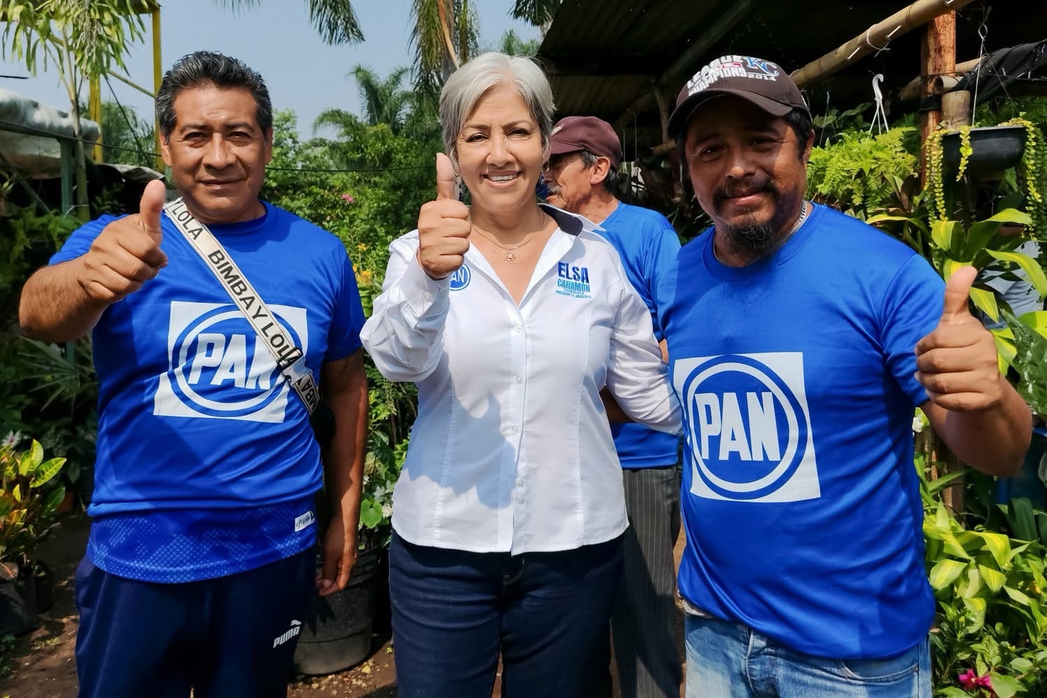 Elsa Caramón se compromete con floricultores de Fortín: “Su trabajo hace florecer nuestro municipio”