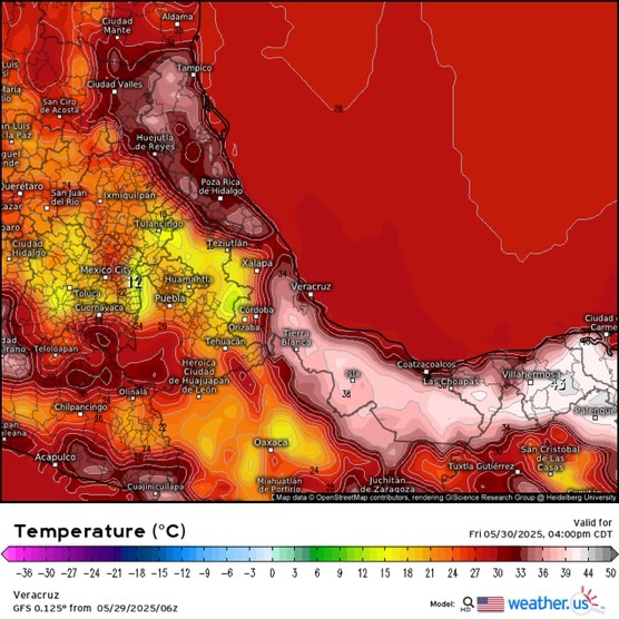 INFORME METEOROLÓGICO ESTADO DE VERACRUZ