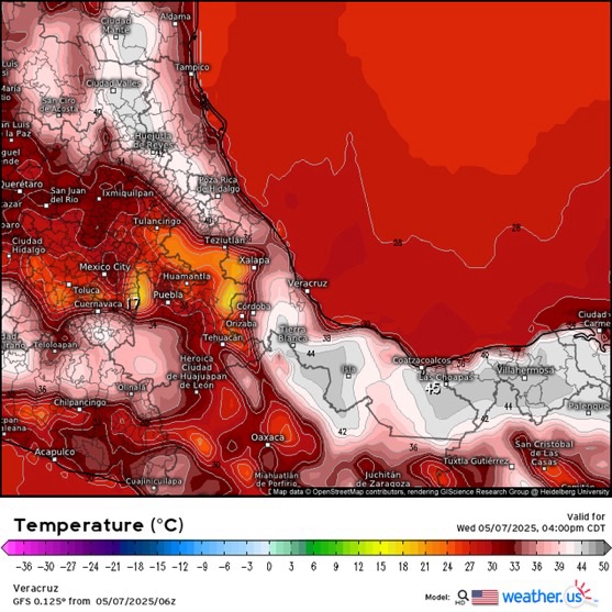 INFORME METEOROLÓGICO ESTADO DE VERACRUZ