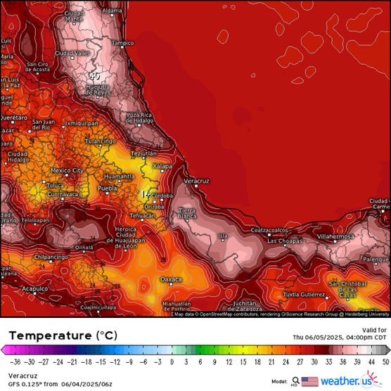 INFORME METEOROLÓGICO ESTADO DE VERACRUZ