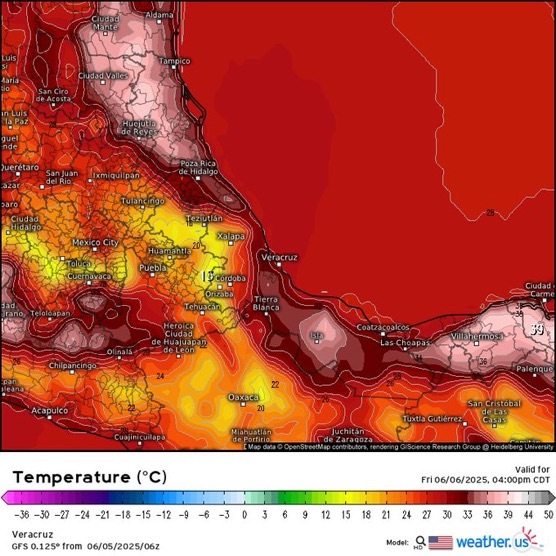 INFORME METEOROLÓGICO ESTADO DE VERACRUZ