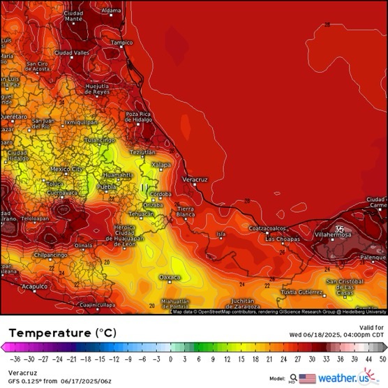 INFORME METEOROLÓGICO ESTADO DE VERACRUZ