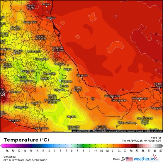 INFORME METEOROLÓGICO ESTADO DE VERACRUZ