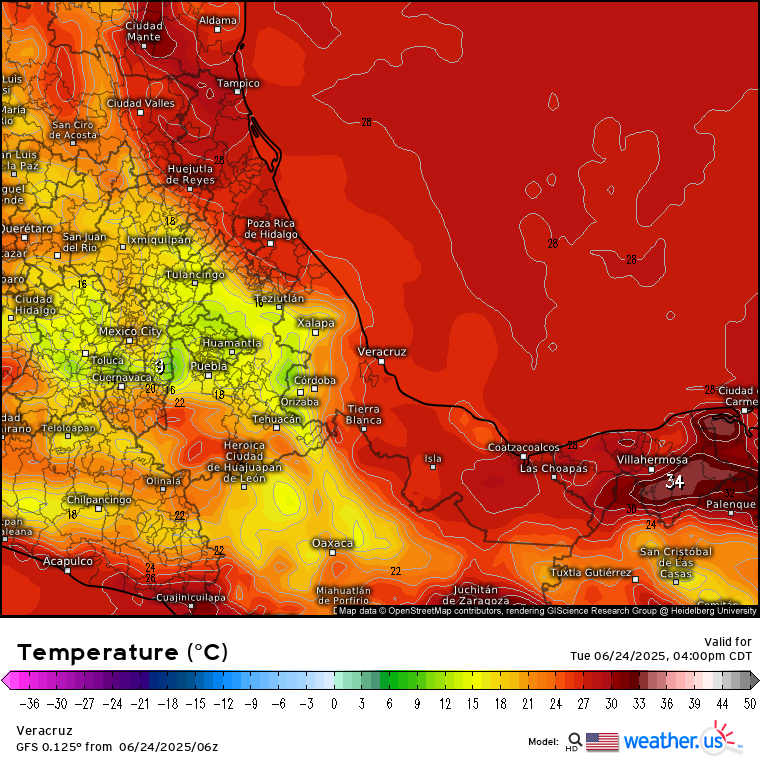 INFORME METEOROLÓGICO ESTADO DE VERACRUZ