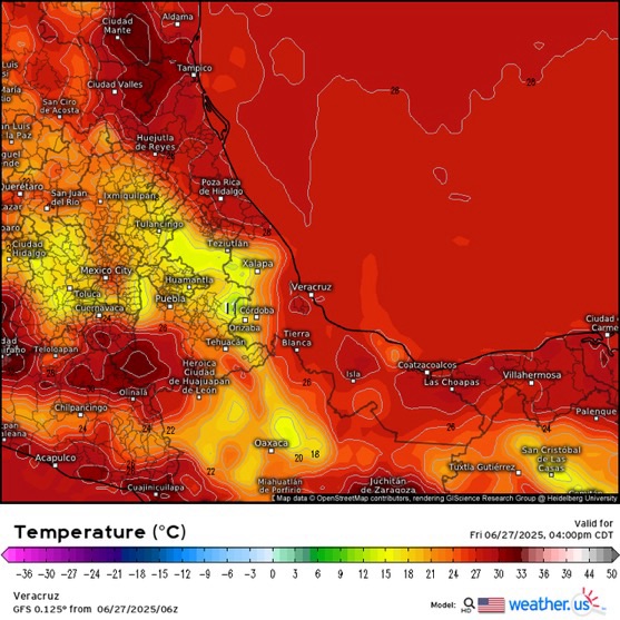 INFORME METEOROLÓGICO ESTADO DE VERACRUZ