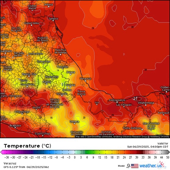INFORME METEOROLÓGICO ESTADO DE VERACRUZ