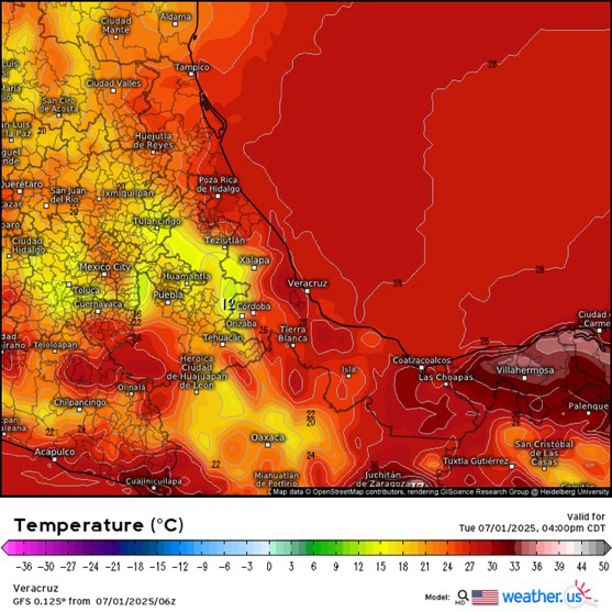 INFORME METEOROLÓGICO ESTADO DE VERACRUZ
