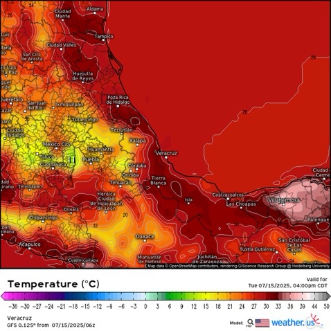INFORME METEOROLÓGICO ESTADO DE VERACRUZ