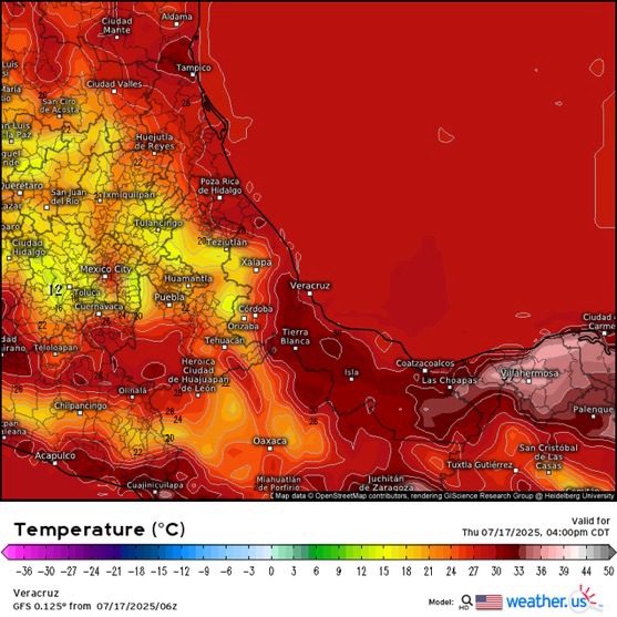 INFORME METEOROLÓGICO ESTADO DE VERACRUZ