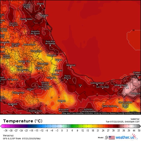 INFORME METEOROLÓGICO ESTADO DE VERACRUZ