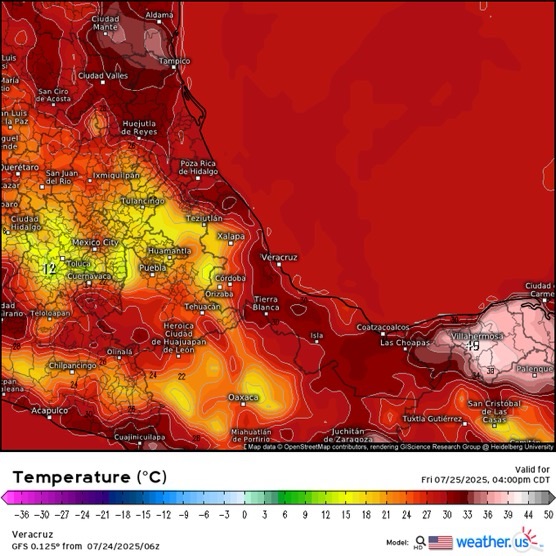 INFORME METEOROLÓGICO ESTADO DE VERACRUZ