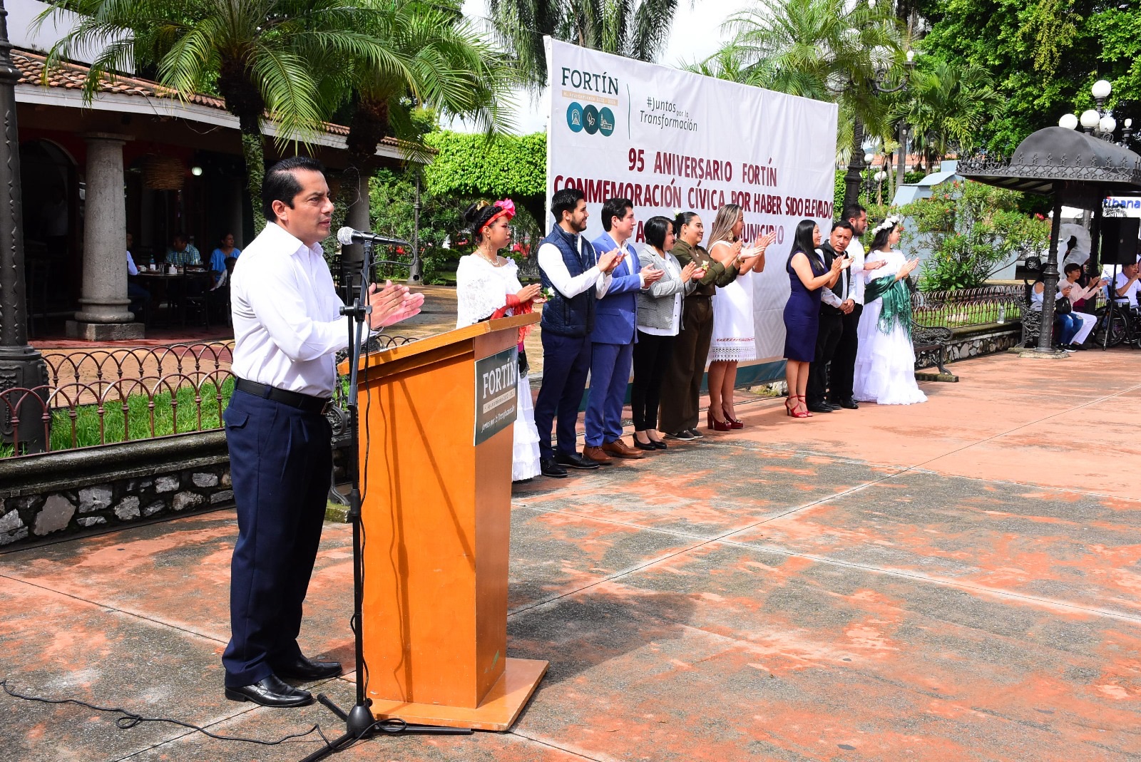 Conmemoran Autoridades 95 aniversario de fundación de Fortín