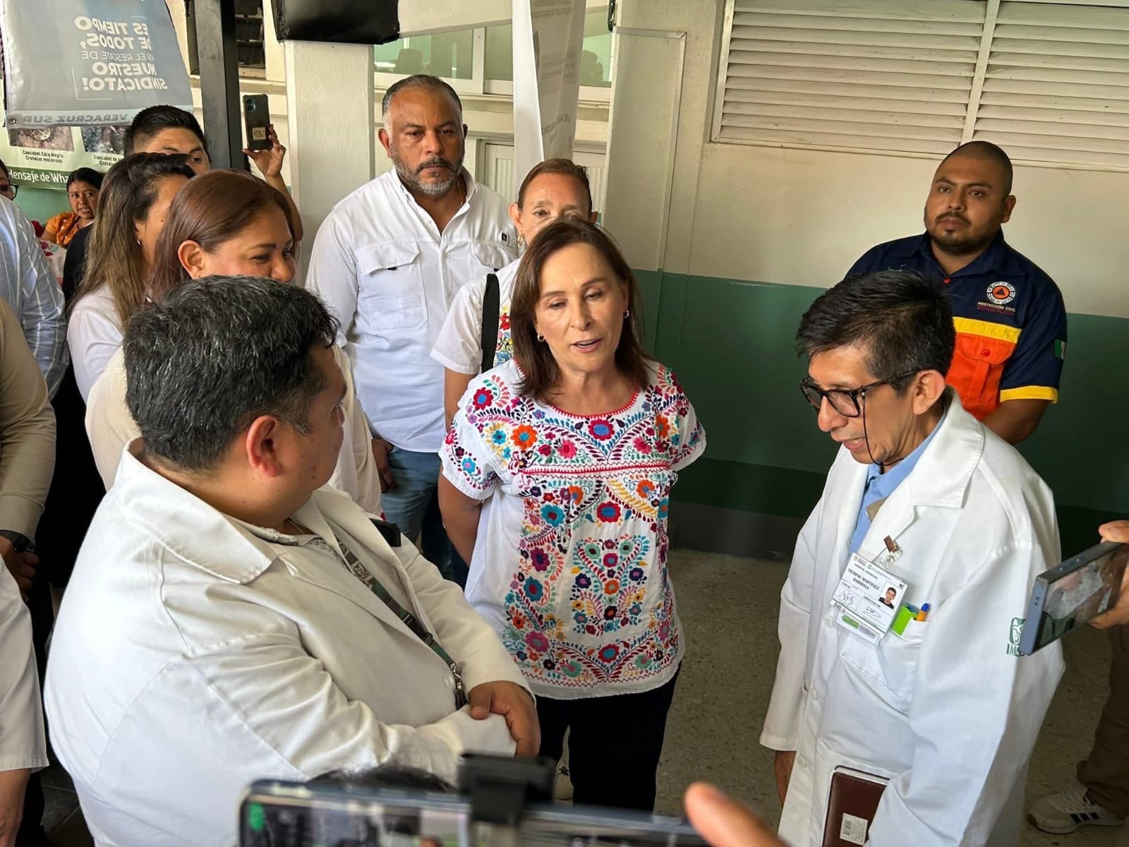 POR ERROR DE LOGÍSTICA NAHLE LLEGA AL HOSPITAL DEL IMSS Y SE ENCUENTRA CON DESABASTO