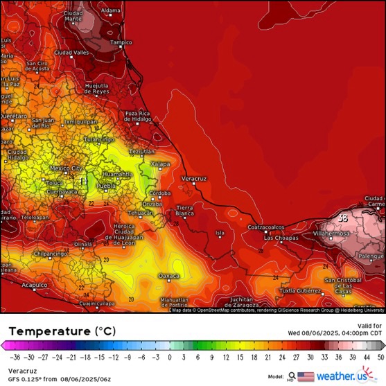 INFORME METEOROLÓGICO ESTADO DE VERACRUZ