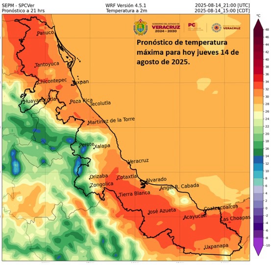 INFORME METEOROLÓGICO ESTADO DE VERACRUZ