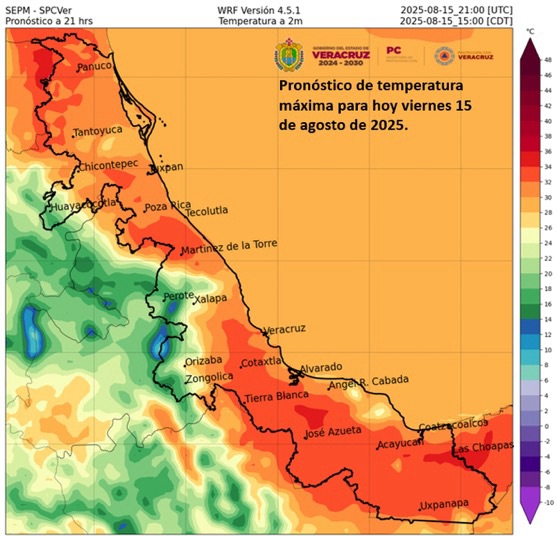 INFORME METEOROLÓGICO ESTADO DE VERACRUZ