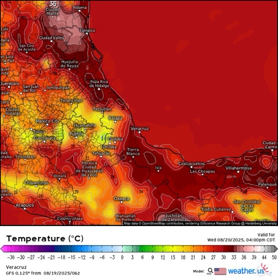 INFORME METEOROLÓGICO ESTADO DE VERACRUZ