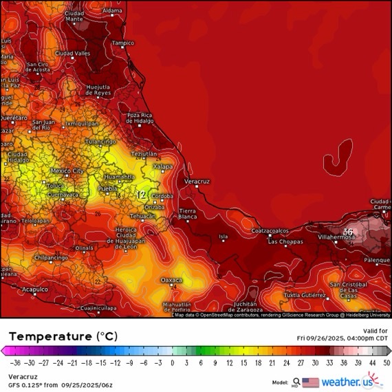 INFORME METEOROLÓGICO ESTADO DE VERACRUZ