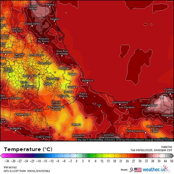 INFORME METEOROLÓGICO ESTADO DE VERACRUZ