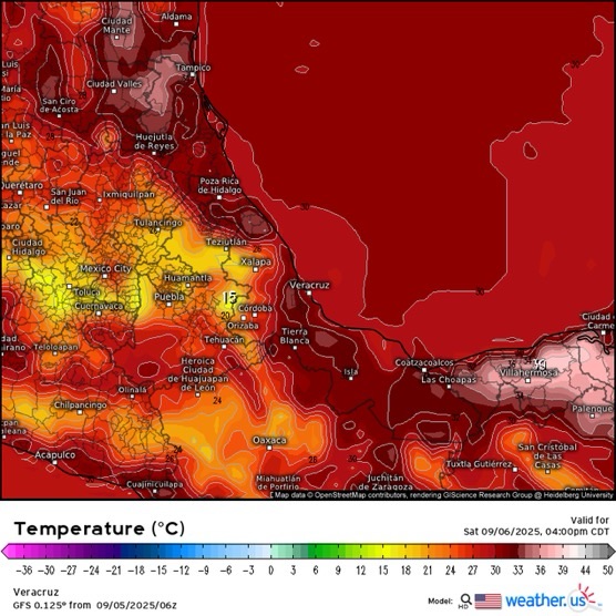 INFORME METEOROLÓGICO ESTADO DE VERACRUZ