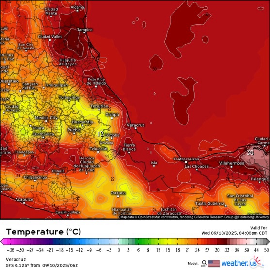 INFORME METEOROLÓGICO ESTADO DE VERACRUZ