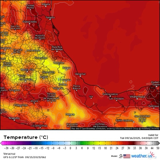 INFORME METEOROLÓGICO ESTADO DE VERACRUZ