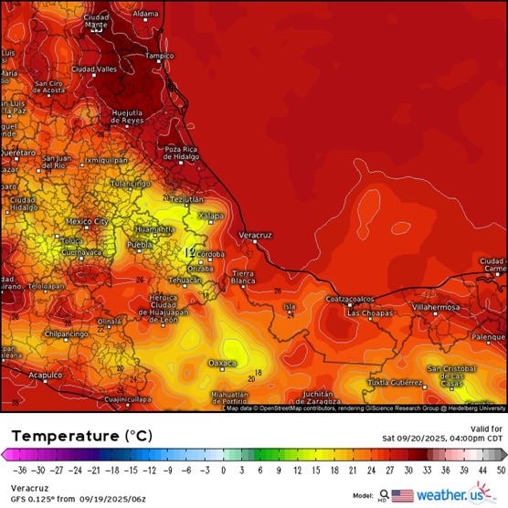 INFORME METEOROLÓGICO ESTADO DE VERACRUZ