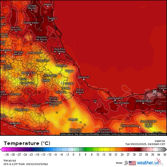 INFORME METEOROLÓGICO ESTADO DE VERACRUZ