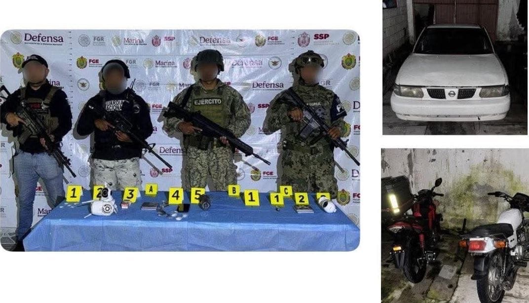 DROGAS Y ARMAS ASEGURAN EN CATEOS DE HUATUSCO
