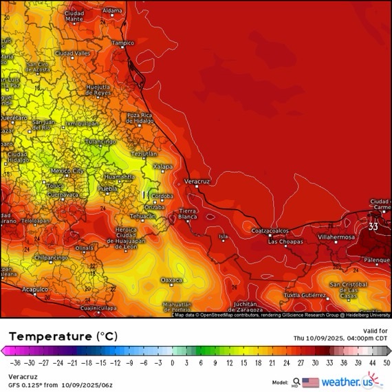 INFORME METEOROLÓGICO ESTADO DE VERACRUZ