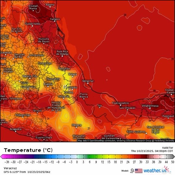INFORME METEOROLÓGICO ESTADO DE VERACRUZ