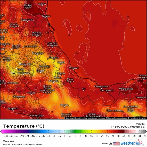 INFORME METEOROLÓGICO ESTADO DE VERACRUZ