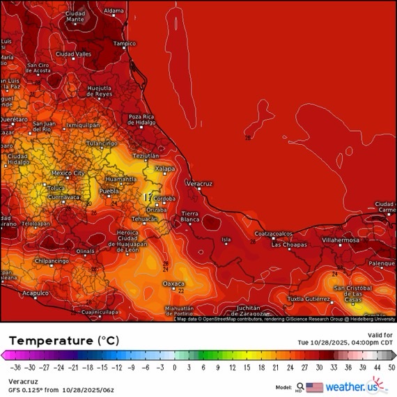 INFORME METEOROLÓGICO ESTADO DE VERACRUZ